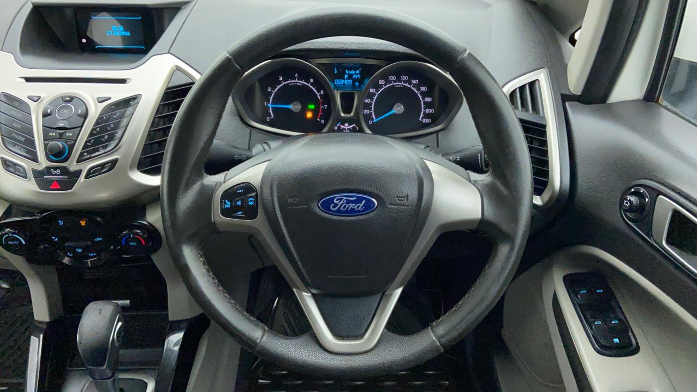 2015 Ford Ecosport 1.5 TITANIUM TI VCT AT, Petrol, Automatic, 68,574 km, Steering Wheel Close Up