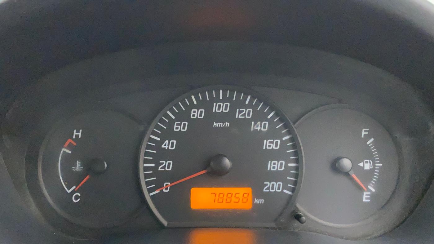 2011 Maruti Swift LXI, Petrol, Manual, 78,858 km, Odometer Image