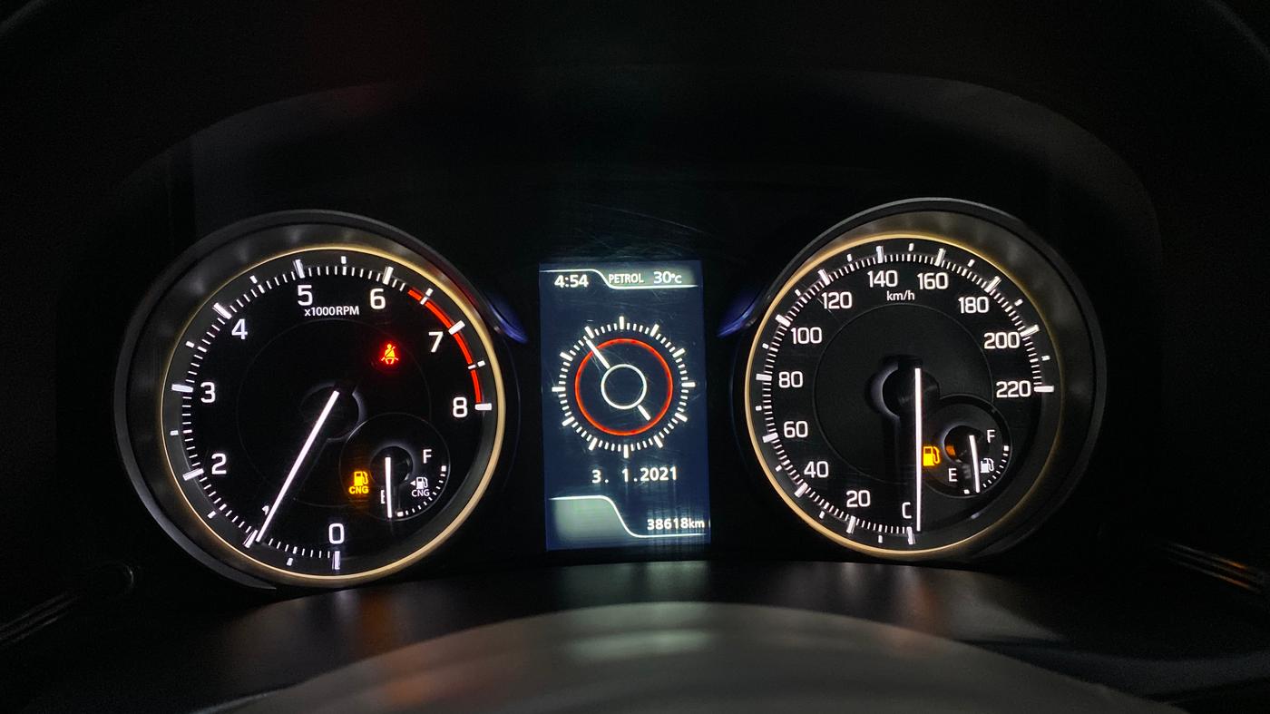 2024 Maruti Ertiga ZXI (O) CNG, CNG, Manual, 38,608 km, Odometer Image