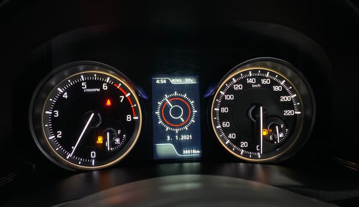 2024 Maruti Ertiga ZXI (O) CNG, CNG, Manual, 38,608 km, Odometer Image