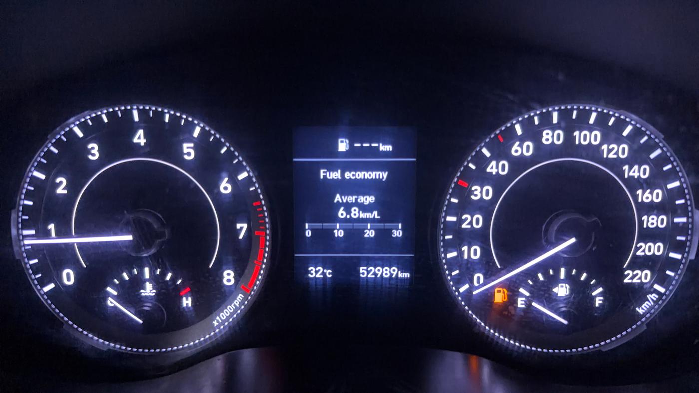 2021 Hyundai VENUE SX 1.0 TURBO, Petrol, Manual, 52,976 km, Odometer Image