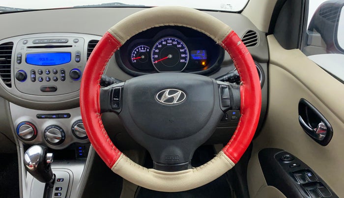 2013 Hyundai i10 ASTA 1.2 AT KAPPA2 WITH SUNROOF, Petrol, Automatic, 50,203 km, Steering Wheel Close Up