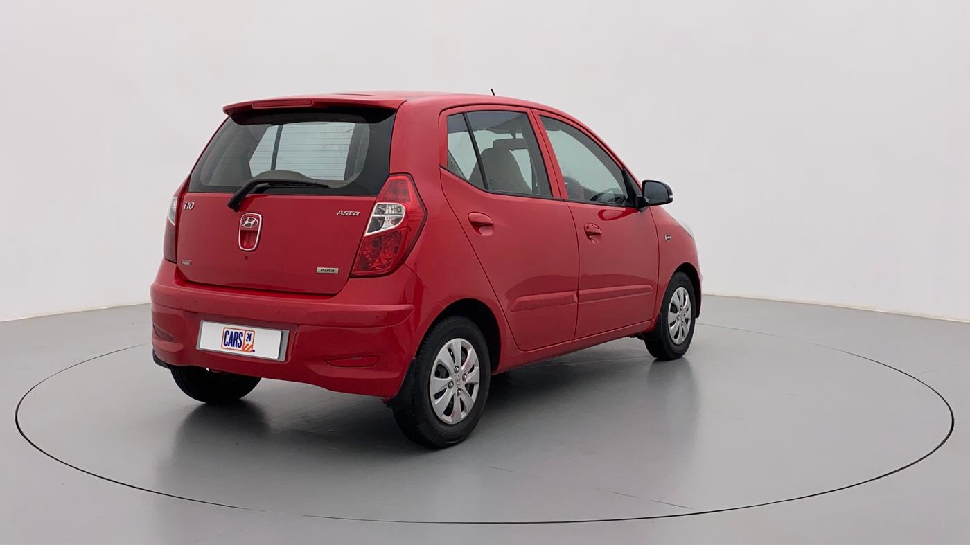 2013 Hyundai i10 ASTA 1.2 AT KAPPA2 WITH SUNROOF, Petrol, Automatic, 50,203 km, Right Back Diagonal