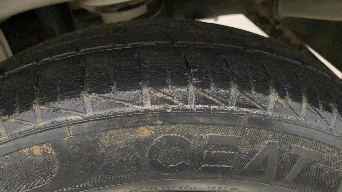 2021 Maruti Alto VXI PLUS, Petrol, Manual, 55,500 km, Left Rear Tyre Tread