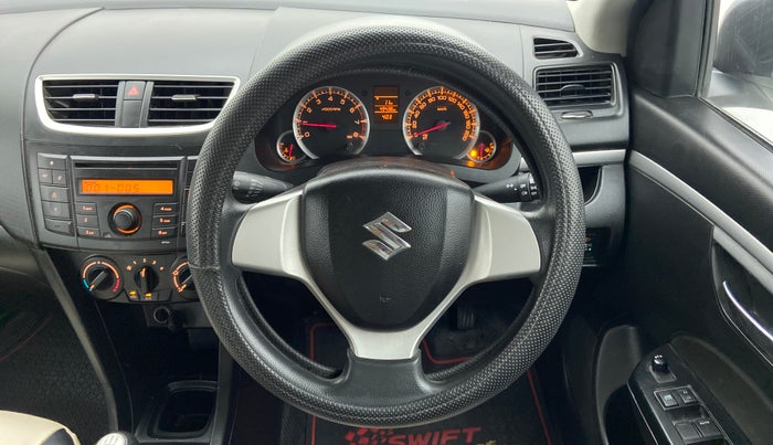 2012 Maruti Swift VXI, Petrol, Manual, 49,438 km, Steering Wheel Close Up