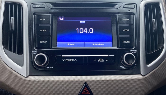 2018 Hyundai Creta 1.4 E PLUS CRDI, Diesel, Manual, 38,429 km, Infotainment System