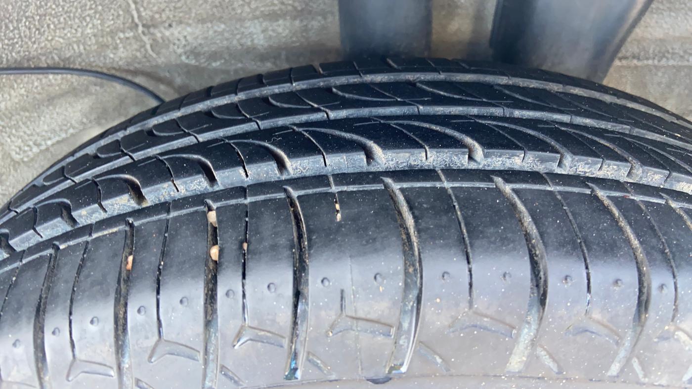2019 Hyundai NEW SANTRO SPORTZ AMT, Petrol, Automatic, 99,798 km, Left Rear Tyre Tread
