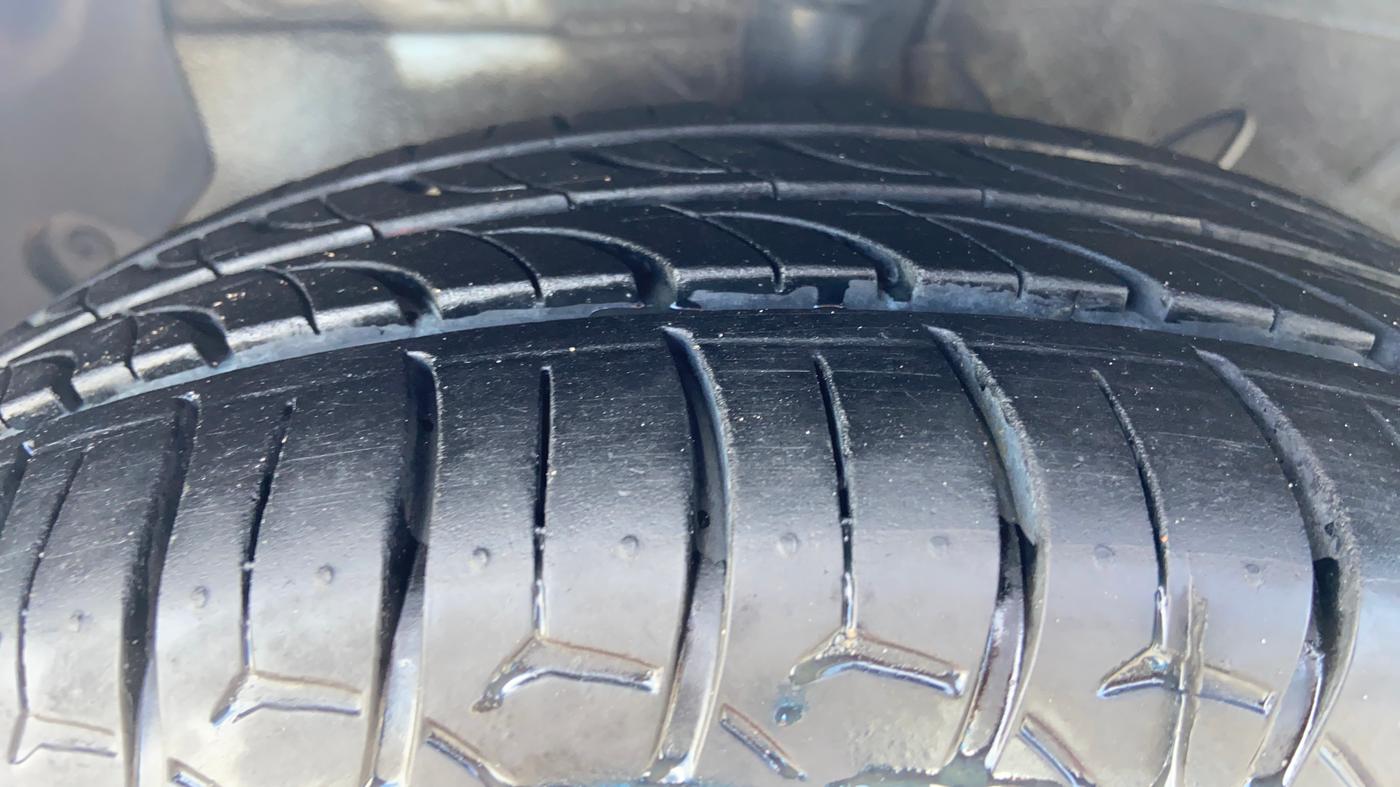 2019 Hyundai NEW SANTRO SPORTZ AMT, Petrol, Automatic, 99,798 km, Left Front Tyre Tread