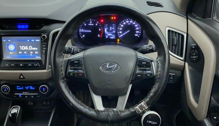 2016 Hyundai Creta SX PLUS AT 1.6 DIESEL, Diesel, Automatic, 77,837 km, Steering Wheel Close Up