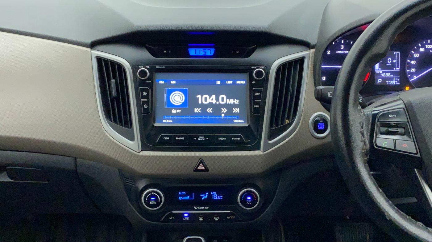 2016 Hyundai Creta SX PLUS AT 1.6 DIESEL, Diesel, Automatic, 77,837 km, Air Conditioner