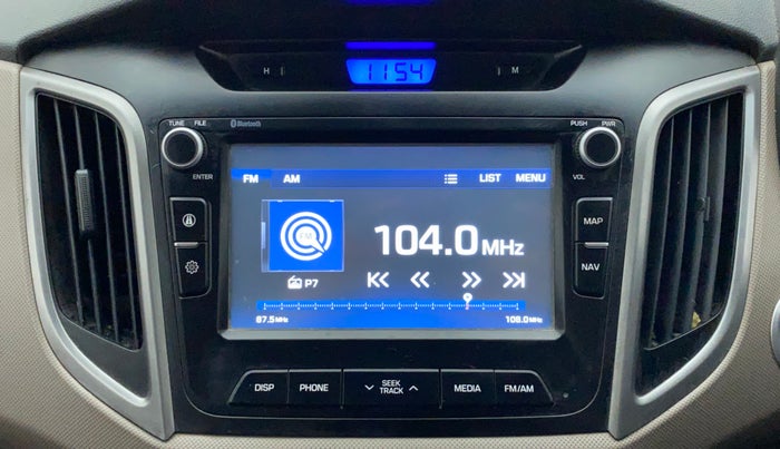 2016 Hyundai Creta SX PLUS AT 1.6 DIESEL, Diesel, Automatic, 77,837 km, Infotainment System