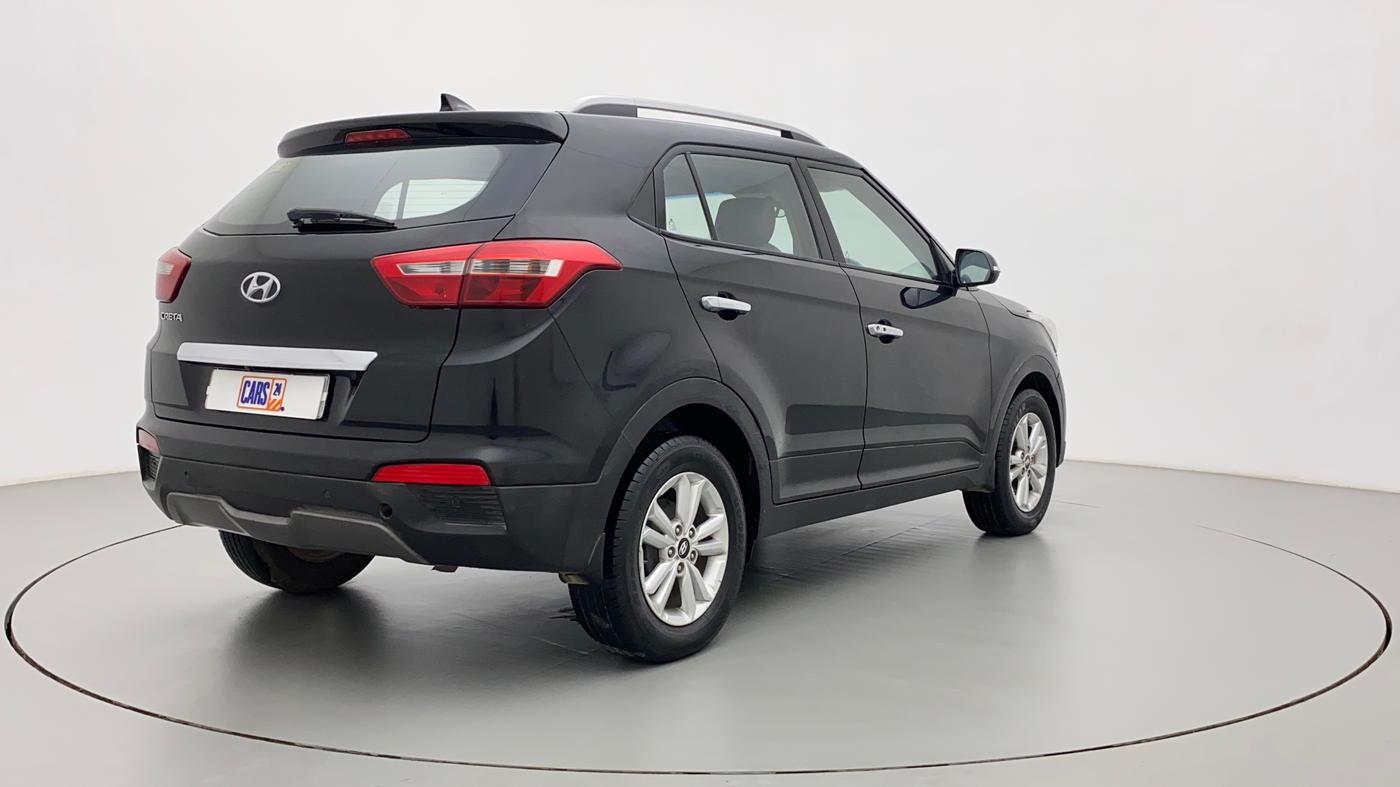 2016 Hyundai Creta SX PLUS AT 1.6 DIESEL, Diesel, Automatic, 77,837 km, Right Back Diagonal