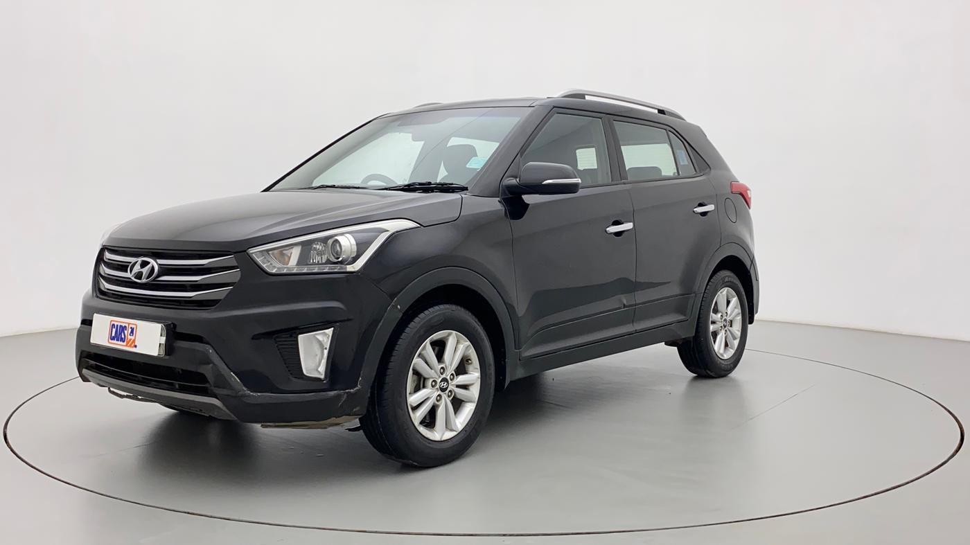 2016 Hyundai Creta SX PLUS AT 1.6 DIESEL, Diesel, Automatic, 77,837 km, Left Front Diagonal