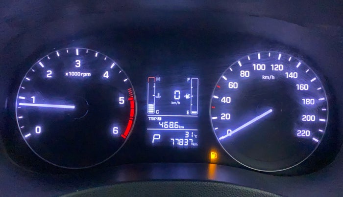 2016 Hyundai Creta SX PLUS AT 1.6 DIESEL, Diesel, Automatic, 77,837 km, Odometer Image