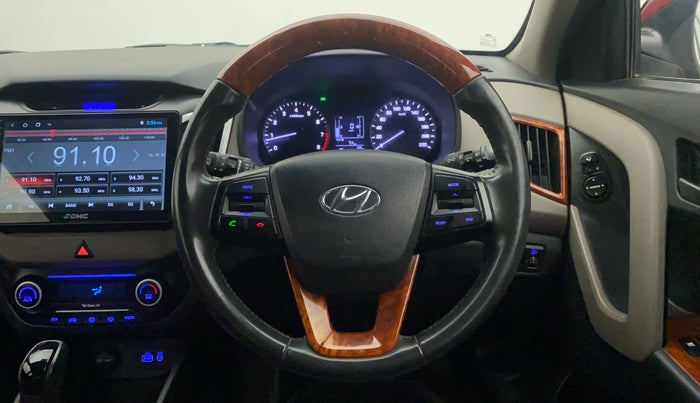 2016 Hyundai Creta SX PLUS AT 1.6 PETROL, Petrol, Automatic, 45,507 km, Steering Wheel Close Up