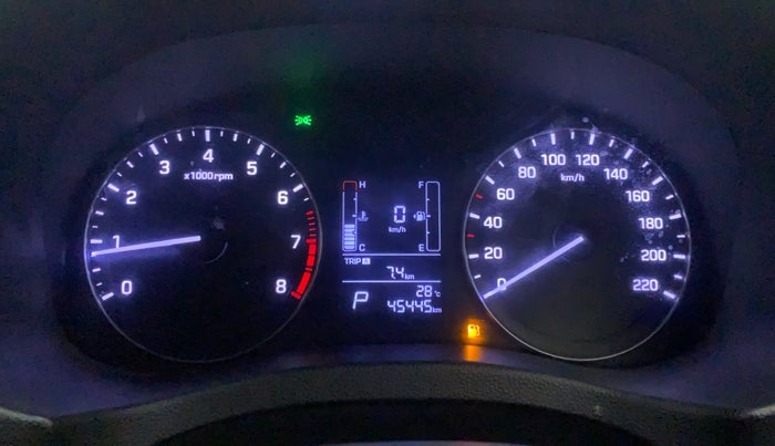 2016 Hyundai Creta SX PLUS AT 1.6 PETROL, Petrol, Automatic, 45,507 km, Odometer Image