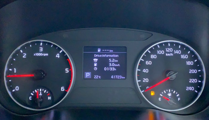 2020 KIA SELTOS HTK PLUS AT 1.5 DIESEL, Diesel, Automatic, 41,905 km, Odometer Image