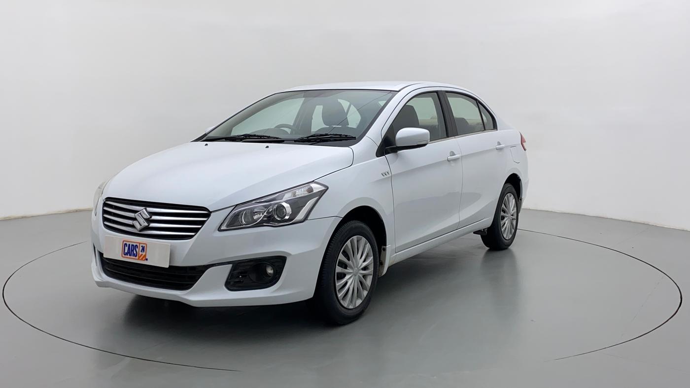 2017 Maruti Ciaz VXI PLUS, Petrol, Manual, 63,181 km, Left Front Diagonal