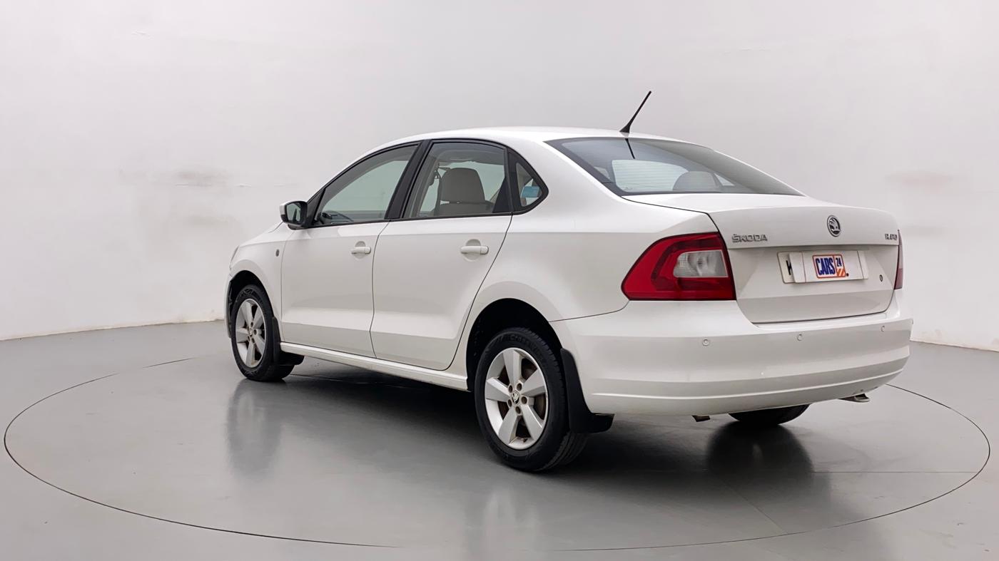 2015 Skoda Rapid 1.5 TDI CR ELEGANCE AT, Diesel, Automatic, 1,07,391 km, Left Back Diagonal