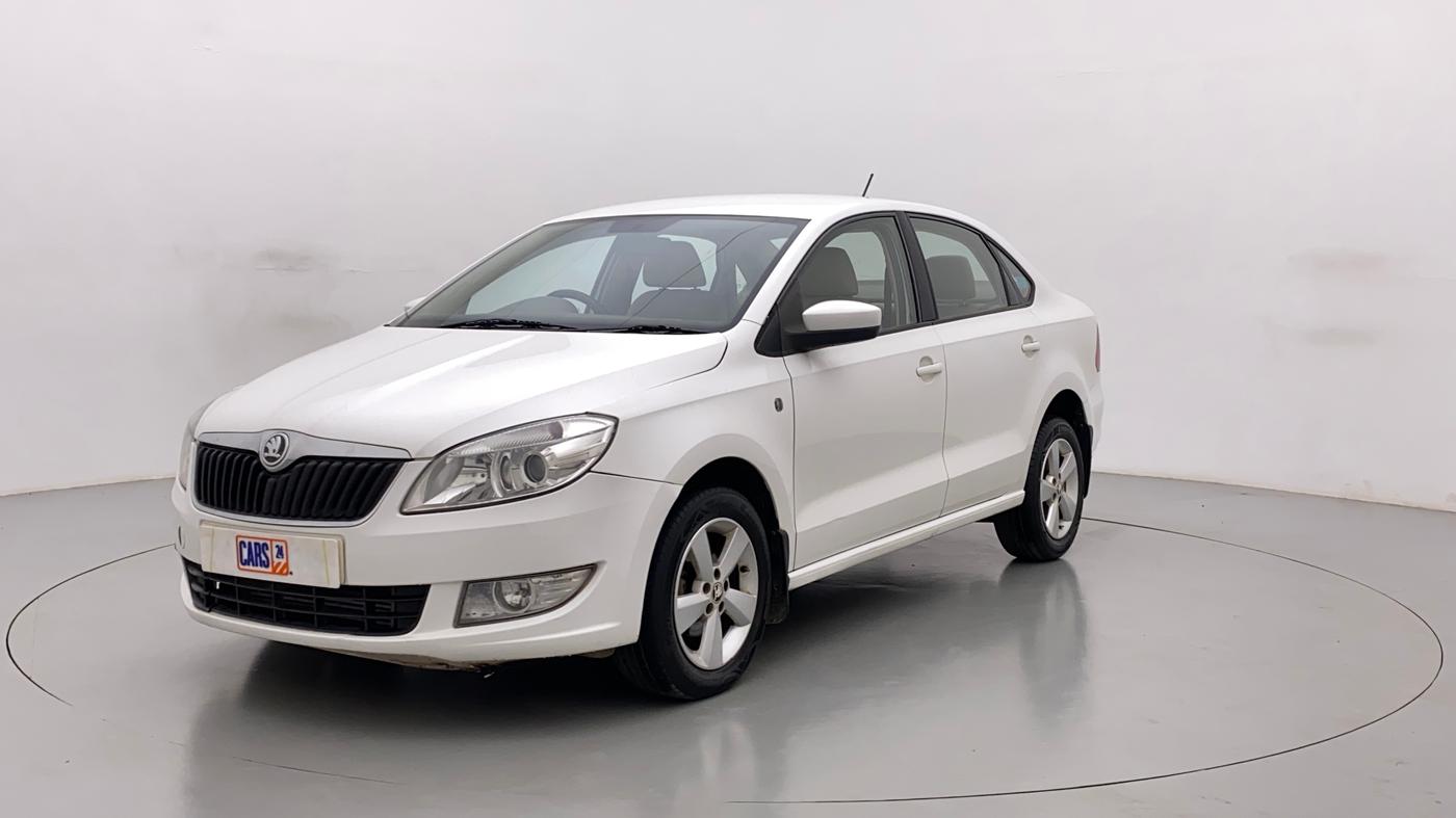 2015 Skoda Rapid 1.5 TDI CR ELEGANCE AT, Diesel, Automatic, 1,07,391 km, Left Front Diagonal