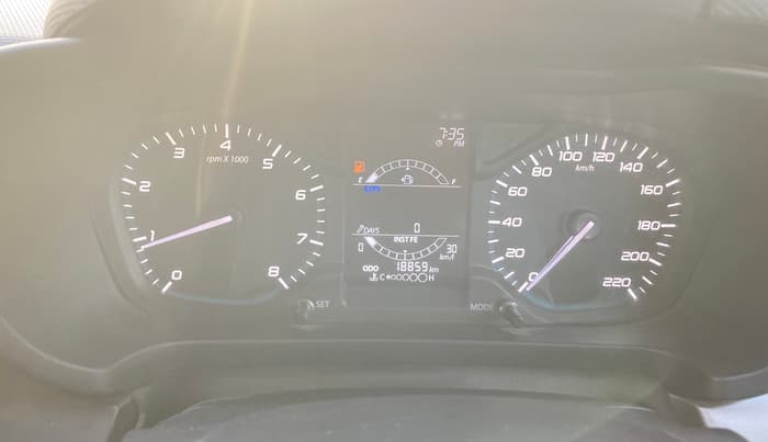 2022 Tata ALTROZ XE PETROL, Petrol, Manual, 18,858 km, Odometer Image