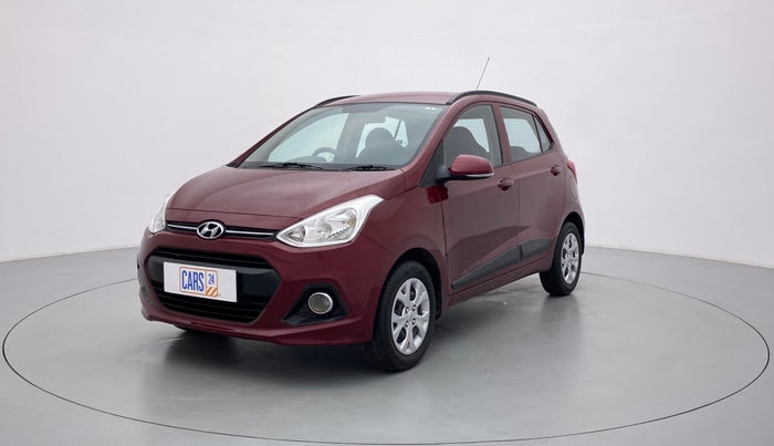 2016 Hyundai Grand i10 SPORTZ 1.2 KAPPA VTVT, Petrol, Manual, 38,345 km, Left Front Diagonal