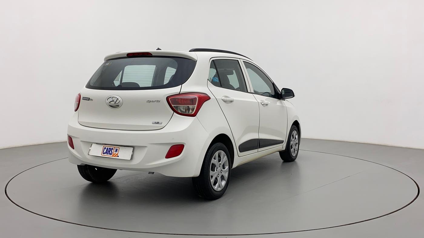 2015 Hyundai Grand i10 SPORTZ 1.2 KAPPA VTVT, Petrol, Manual, 40,507 km, Right Back Diagonal