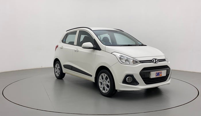 2015 Hyundai Grand i10 SPORTZ 1.2 KAPPA VTVT, Petrol, Manual, 40,507 km, Right Front Diagonal