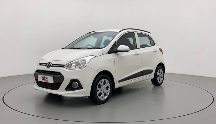 2015 Hyundai Grand i10 SPORTZ 1.2 KAPPA VTVT, Petrol, Manual, 40,507 km, Left Front Diagonal