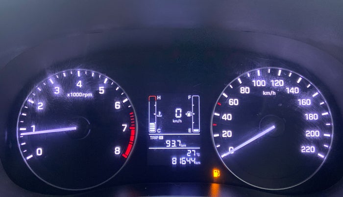 2018 Hyundai Creta SX PLUS 1.6 PETROL, Petrol, Manual, 81,764 km, Odometer Image
