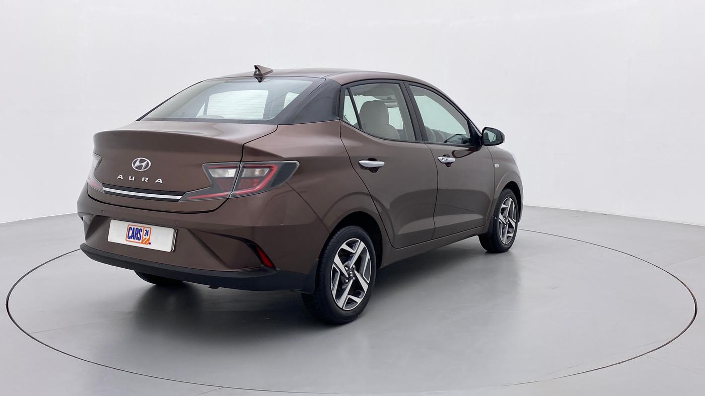 2020 Hyundai AURA SX+ AT 1.2CRDI, Diesel, Automatic, 32,928 km, Right Back Diagonal