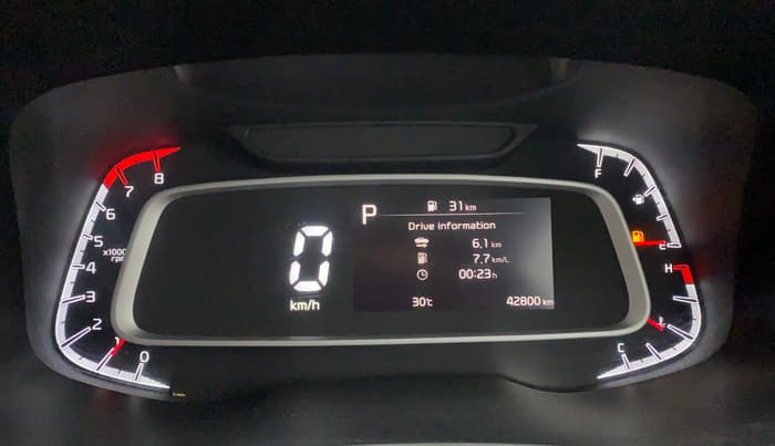 2022 KIA SONET HTX 1.0 DCT, Petrol, Automatic, 42,758 km, Odometer Image