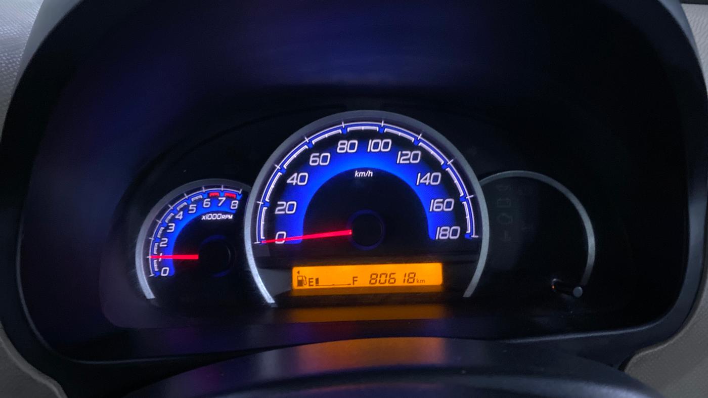 2017 Maruti Wagon R 1.0 VXI, Petrol, Manual, 80,616 km, Odometer Image