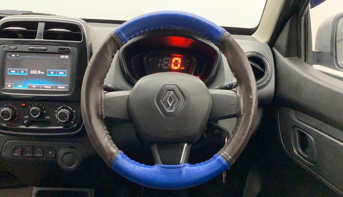 2017 Renault Kwid RXT 1.0, Petrol, Manual, 15,842 km, Steering Wheel Close Up