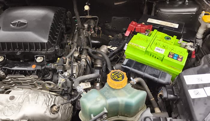 2022 Tata NEXON XZ PLUS PETROL, Petrol, Manual, 50,400 km, Engine View - Left