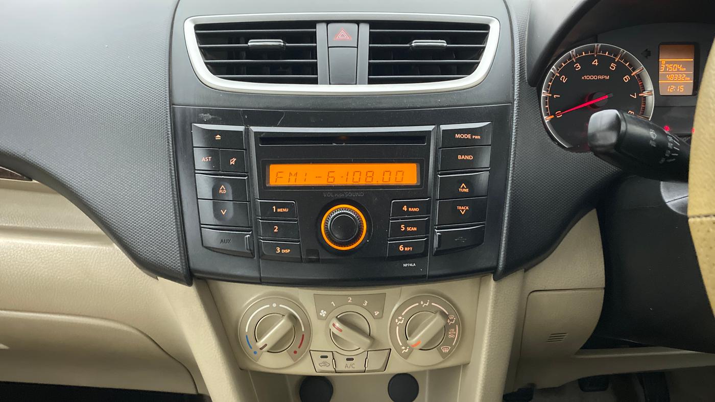 2014 Maruti Swift Dzire VXI, Petrol, Manual, 48,332 km, Air Conditioner