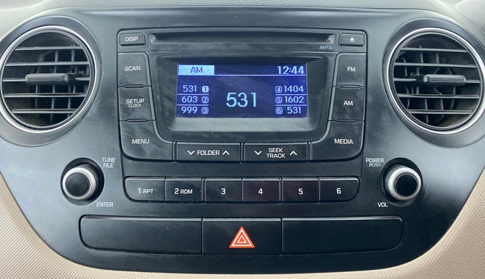 2013 Hyundai Grand i10 SPORTZ 1.2 KAPPA VTVT, Petrol, Manual, 60,634 km, Infotainment System