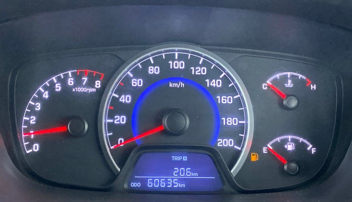 2013 Hyundai Grand i10 SPORTZ 1.2 KAPPA VTVT, Petrol, Manual, 60,634 km, Odometer Image