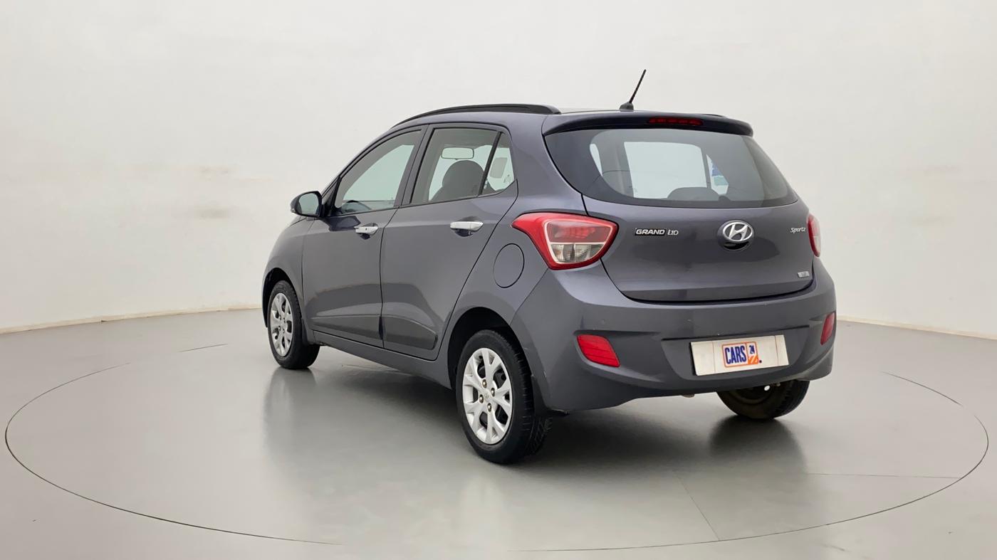 2014 Hyundai Grand i10 SPORTZ 1.2 KAPPA VTVT, Petrol, Manual, 38,007 km, Left Back Diagonal