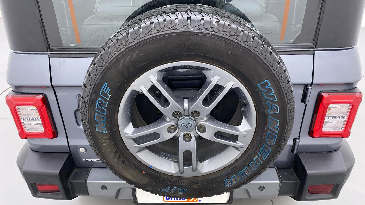 2021 Mahindra Thar LX PETROL HT 4WD AT, Petrol, Automatic, 11,287 km, Spare Tyre