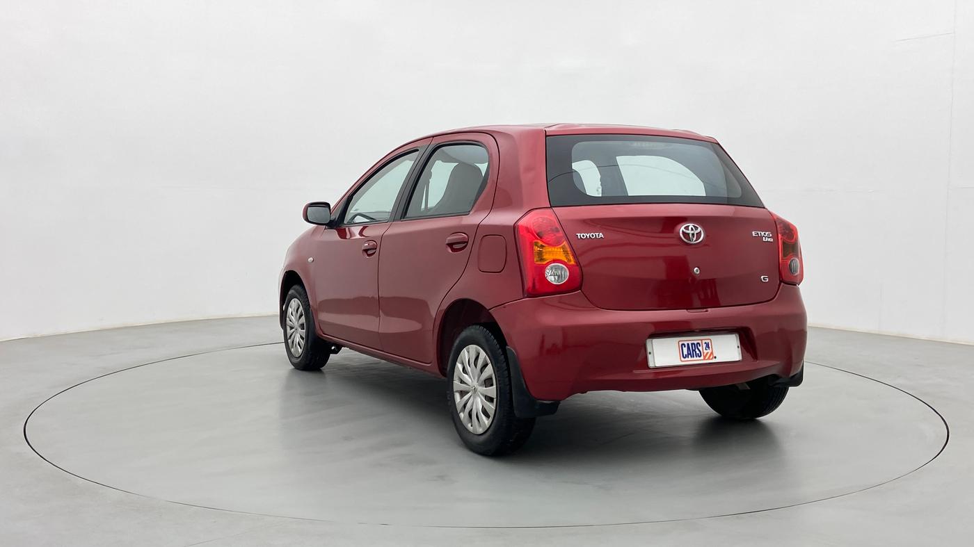 2011 Toyota Etios Liva G, Petrol, Manual, 67,229 km, Left Back Diagonal