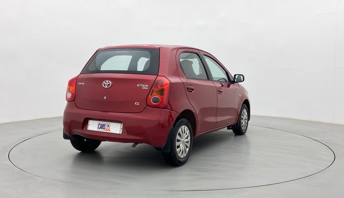 2011 Toyota Etios Liva G, Petrol, Manual, 67,229 km, Right Back Diagonal