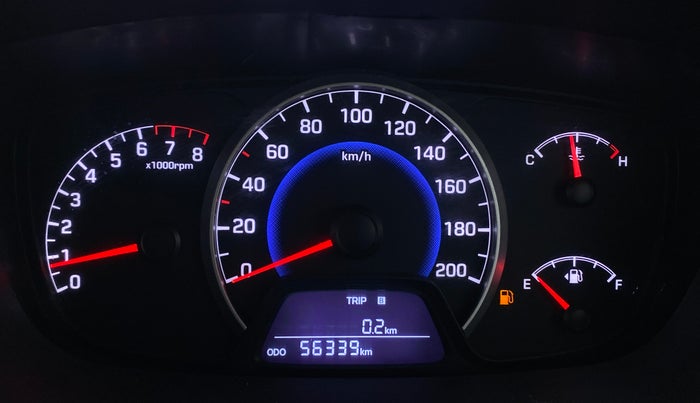 2016 Hyundai Grand i10 SPORTZ 1.2 KAPPA VTVT, Petrol, Manual, 56,397 km, Odometer Image