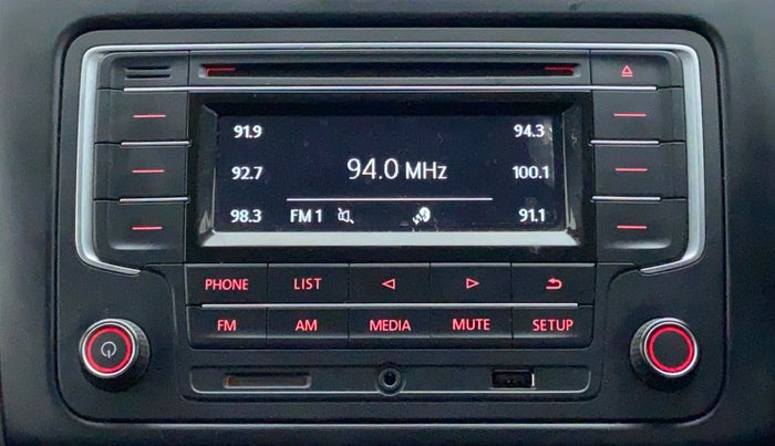 2018 Volkswagen Ameo COMFORTLINE 1.0, Petrol, Manual, 14,851 km, Infotainment System