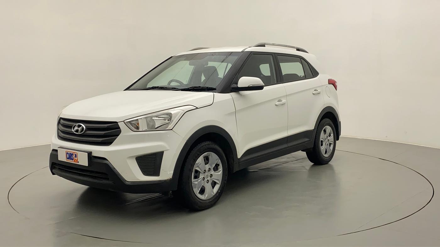 2017 Hyundai Creta E PLUS 1.6 PETROL, Petrol, Manual, 81,347 km, Left Front Diagonal