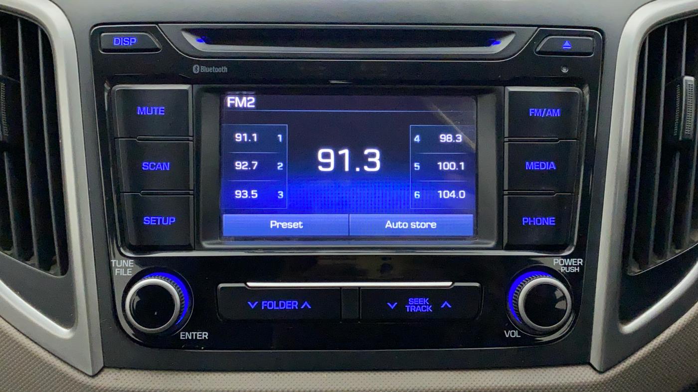 2017 Hyundai Creta E PLUS 1.6 PETROL, Petrol, Manual, 81,347 km, Infotainment System