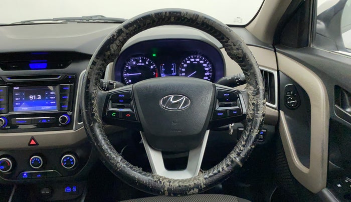 2017 Hyundai Creta E PLUS 1.6 PETROL, Petrol, Manual, 81,347 km, Steering Wheel Close Up