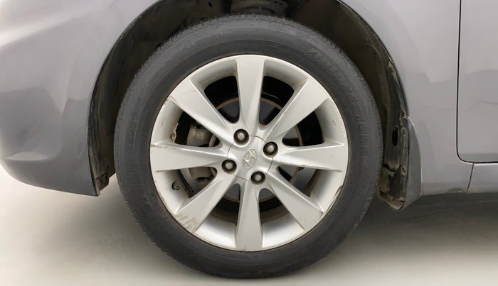 2013 Hyundai Verna FLUIDIC 1.6 VTVT SX, Petrol, Manual, 61,812 km, Left Front Wheel