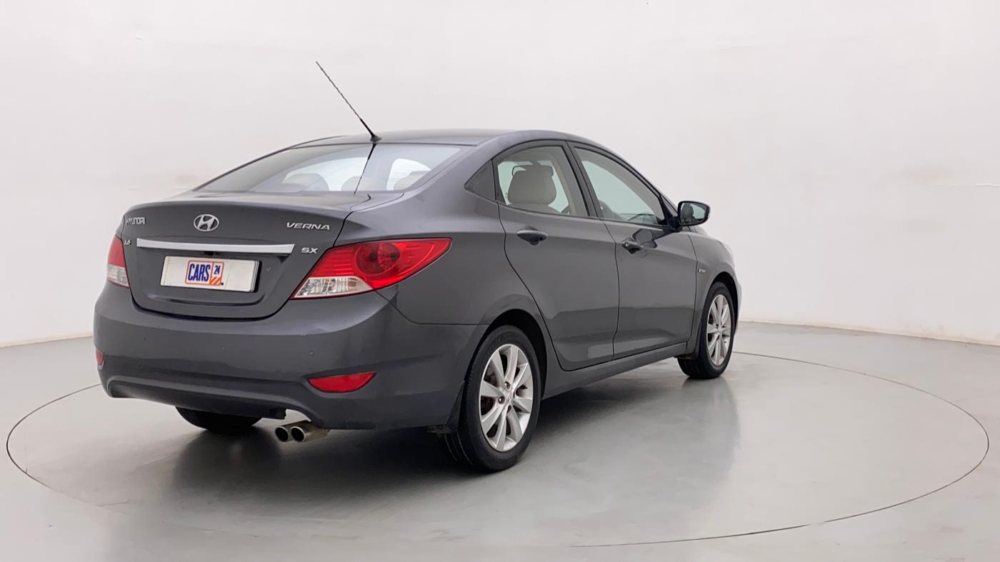 2013 Hyundai Verna FLUIDIC 1.6 VTVT SX, Petrol, Manual, 61,812 km, Right Back Diagonal