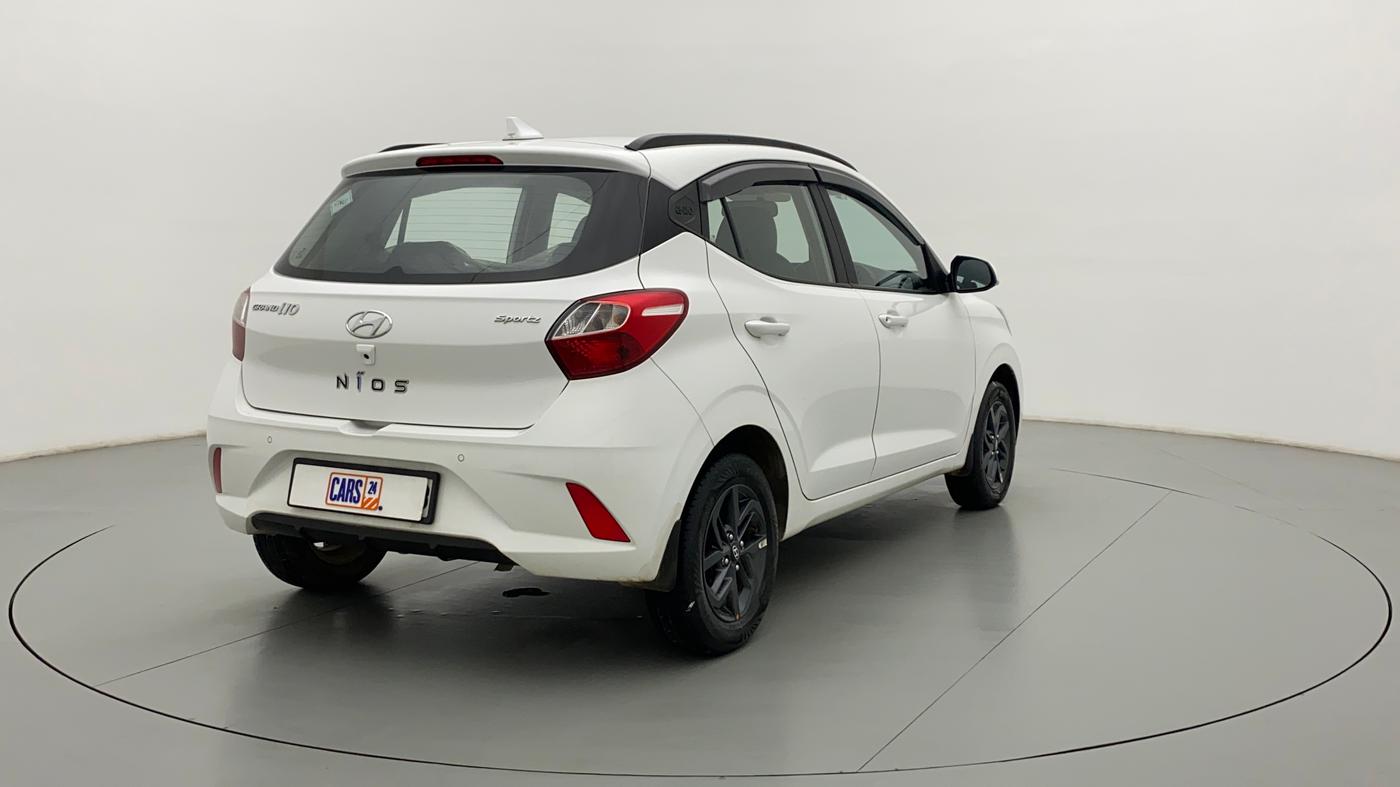 2022 Hyundai GRAND I10 NIOS SPORTZ 1.2 KAPPA VTVT CNG, CNG, Manual, 35,079 km, Right Back Diagonal